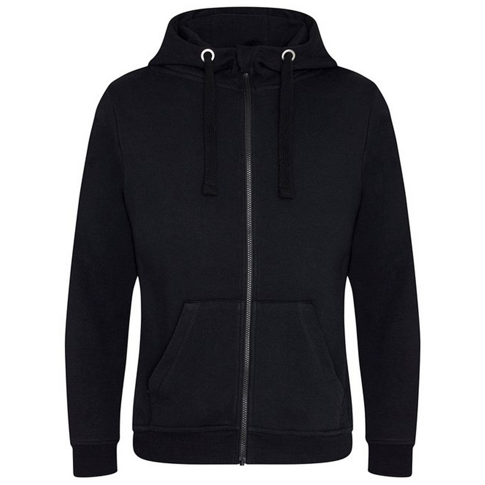 Jet Black - Front - Awdis Womens-Ladies Zoodie Heavyweight Hoodie