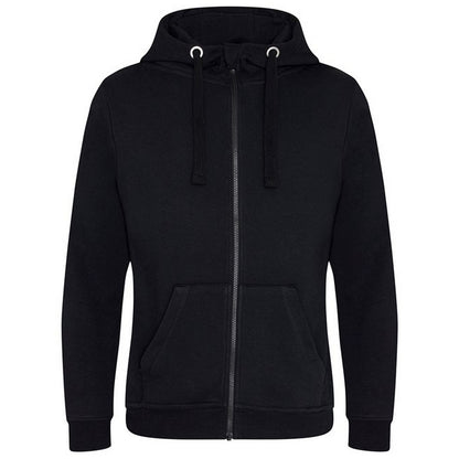 Jet Black - Front - Awdis Womens-Ladies Zoodie Heavyweight Hoodie