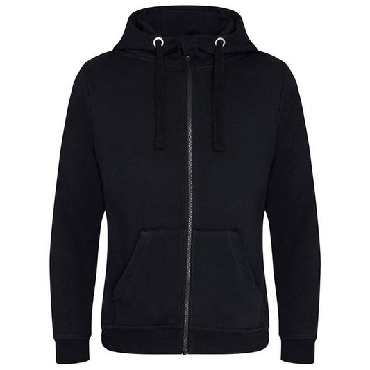 Jet Black - Front - Awdis Womens-Ladies Zoodie Heavyweight Hoodie