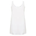 White - Front - SF Womens-Ladies Slounge Tank Top