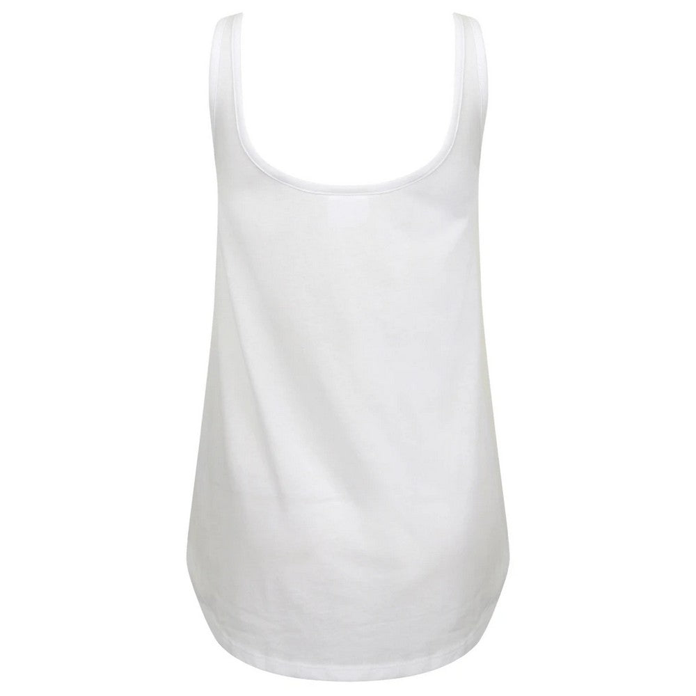 White - Back - SF Womens-Ladies Slounge Tank Top
