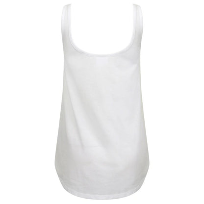 White - Back - SF Womens-Ladies Slounge Tank Top