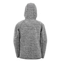 Grey-Black - Back - Spiro Mens Microfleece Hoodie