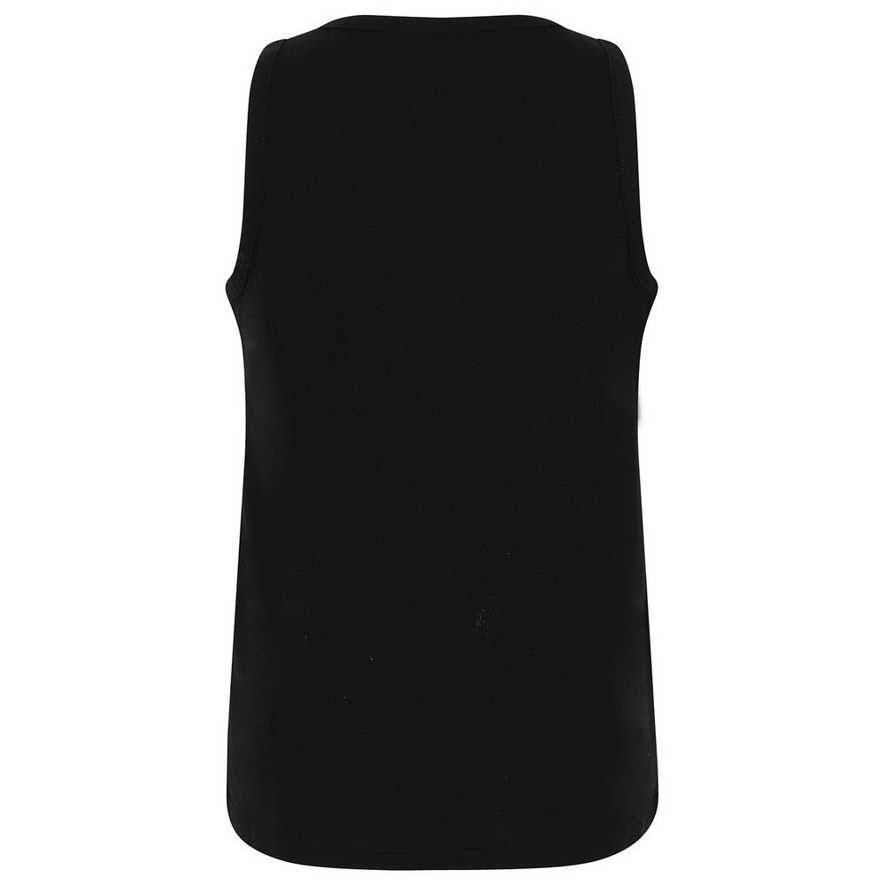 Black - Back - SF Minni Childrens-Kids Feel Good Stretch Vest Top