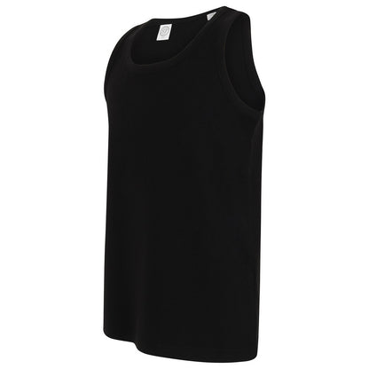 Black - Lifestyle - SF Minni Childrens-Kids Feel Good Stretch Vest Top