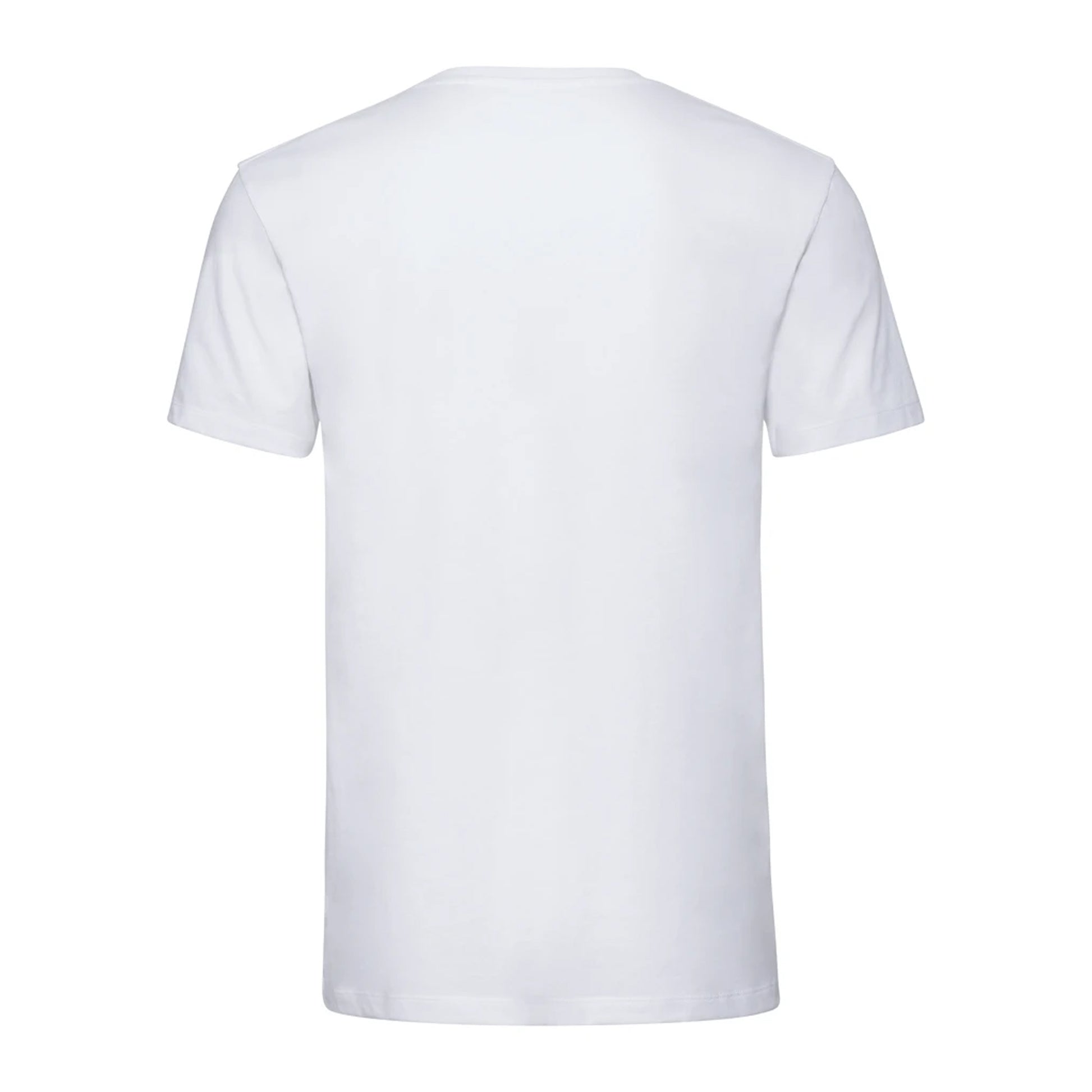 White - Back - Russell Mens Authentic Organic T-Shirt