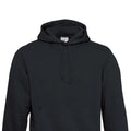 Black - Back - B&C Unisex Adult Hooded Hoodie