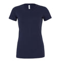 Navy - Front - Bella + Canvas Womens-Ladies The Favourite T-Shirt