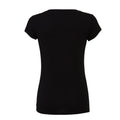 Black - Back - Bella + Canvas Womens-Ladies The Favourite T-Shirt