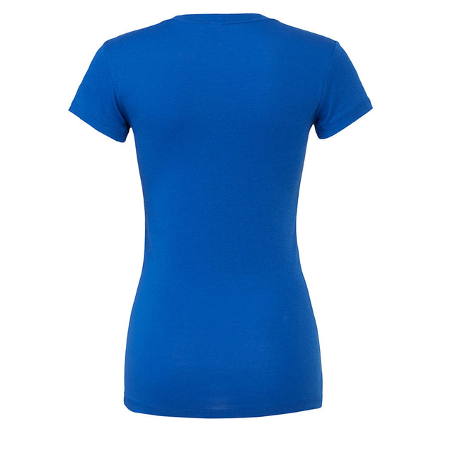 True Royal - Back - Bella + Canvas Womens-Ladies The Favourite T-Shirt