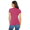 Berry - Back - Bella + Canvas Womens-Ladies The Favourite T-Shirt