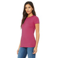 Berry - Side - Bella + Canvas Womens-Ladies The Favourite T-Shirt