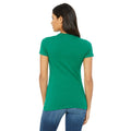 Kelly Green - Back - Bella + Canvas Womens-Ladies The Favourite T-Shirt