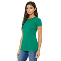 Kelly Green - Side - Bella + Canvas Womens-Ladies The Favourite T-Shirt