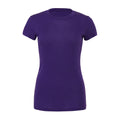 Team Purple - Front - Bella + Canvas Womens-Ladies The Favourite T-Shirt