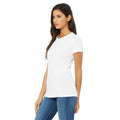 White - Side - Bella + Canvas Womens-Ladies The Favourite T-Shirt