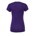 Team Purple - Back - Bella + Canvas Womens-Ladies The Favourite T-Shirt