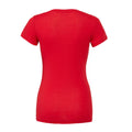 Red - Back - Bella + Canvas Womens-Ladies The Favourite T-Shirt