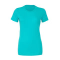 Teal - Front - Bella + Canvas Womens-Ladies The Favourite T-Shirt
