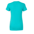 Teal - Back - Bella + Canvas Womens-Ladies The Favourite T-Shirt