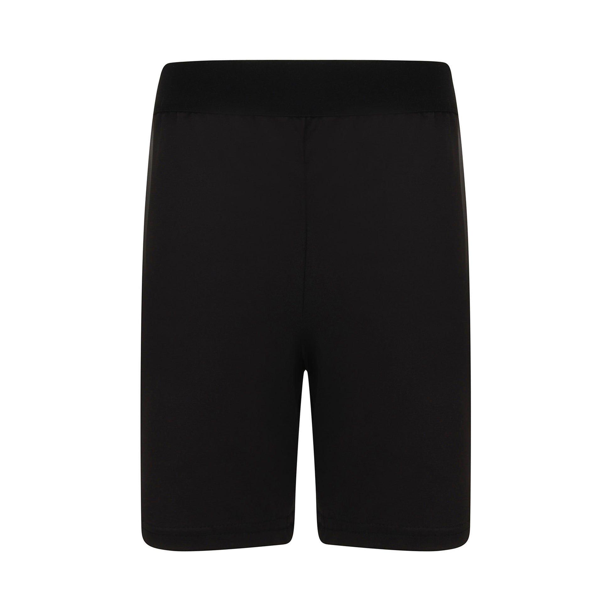 Black - Front - SF Minni Childrens-Kids Fashion Cycling Shorts