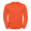 Orange - Front - Russell Mens Spotshield Heavy Duty Crew Neck Sweatshirt