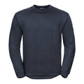 French Navy - Front - Russell Mens Spotshield Heavy Duty Crew Neck Sweatshirt