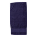 Navy - Front - Towel City Printable Cotton Hand Towel