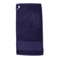 Navy - Front - Towel City Printable Cotton Golf Towel