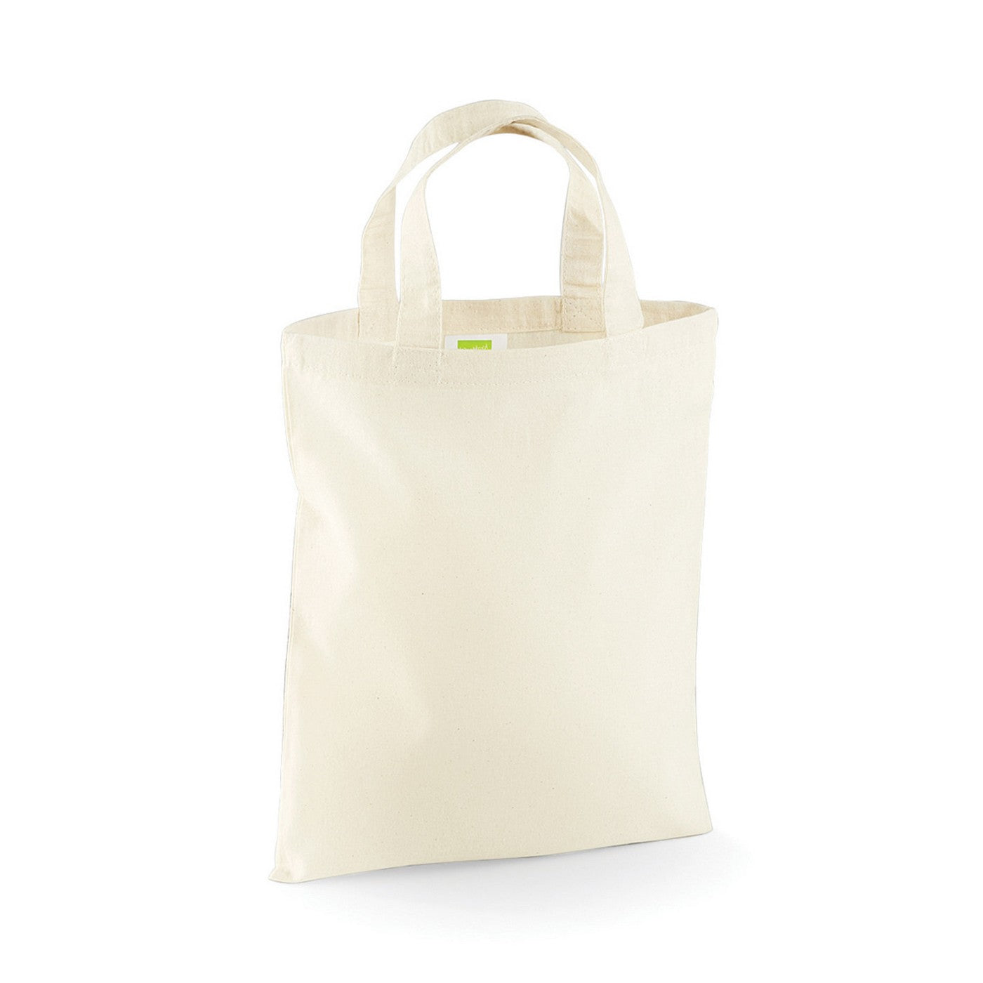 Natural - Front - Westford Mill Mini Reusable Tote Bag