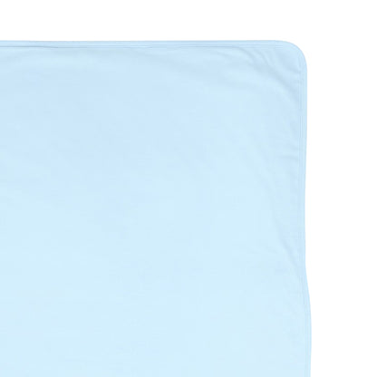 Pale Blue - Back - Larkwood Plain Blanket