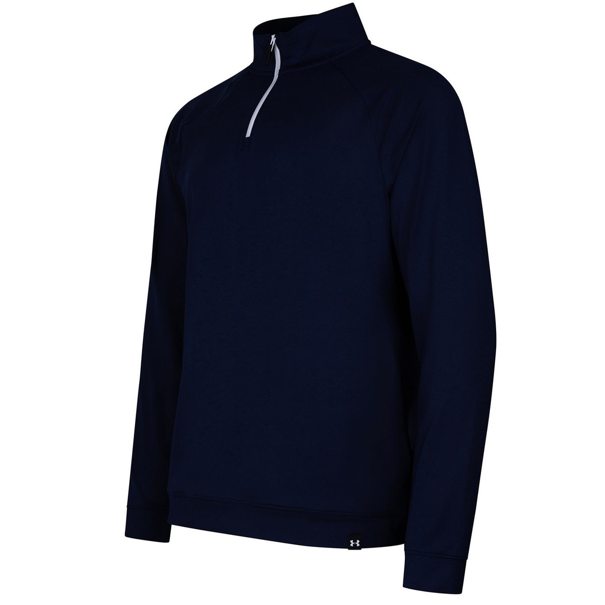 Midnight Navy - Back - Under Armour Mens Quarter Zip Fleece Top