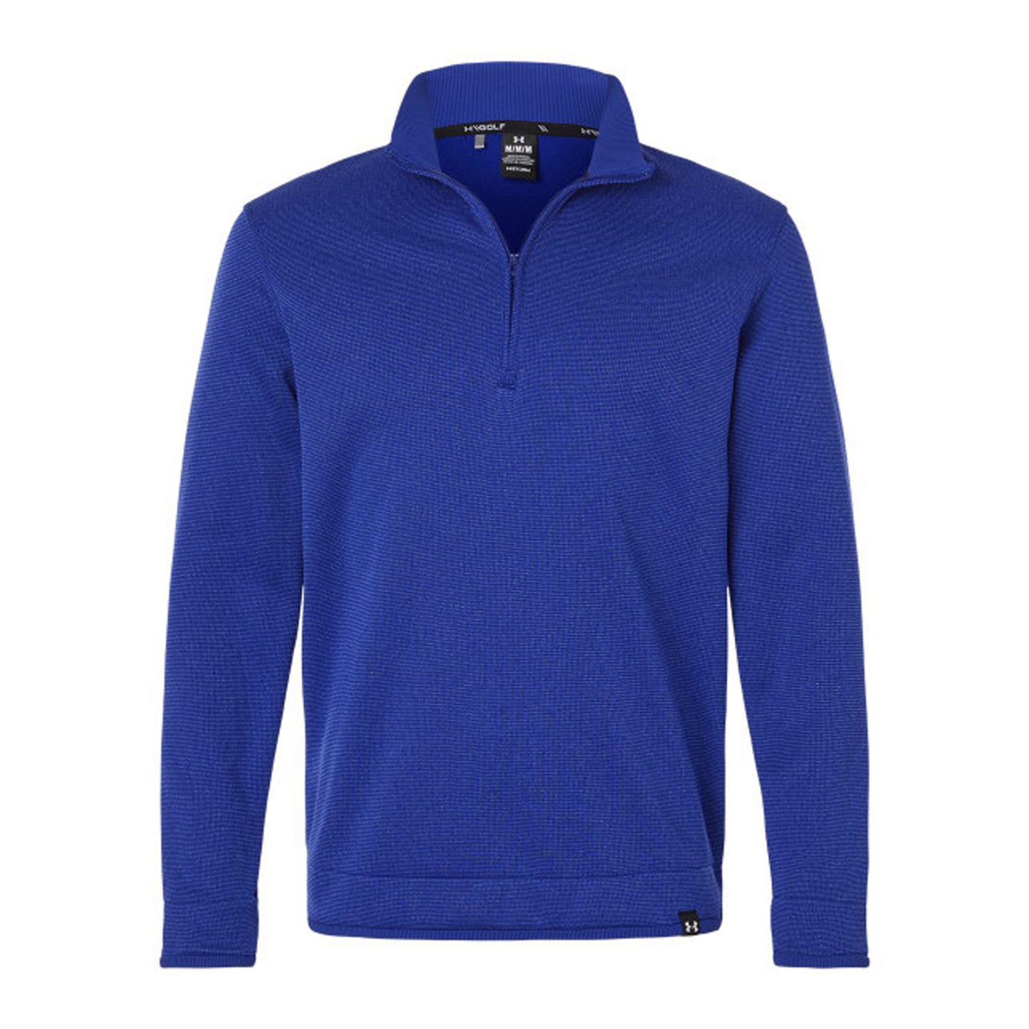 Royal Blue - Front - Under Armour Mens Quarter Zip Fleece Top