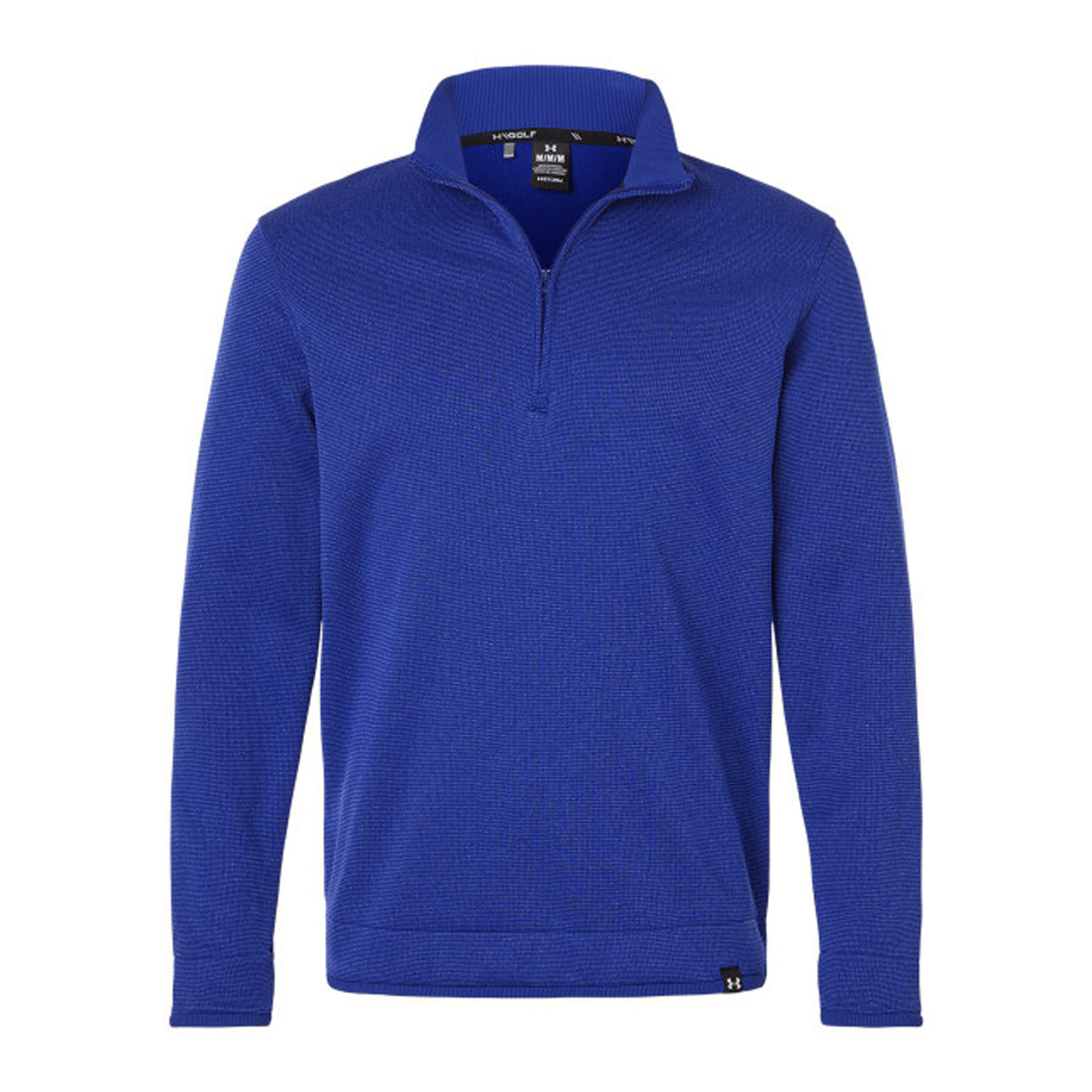 Royal Blue - Front - Under Armour Mens Quarter Zip Fleece Top