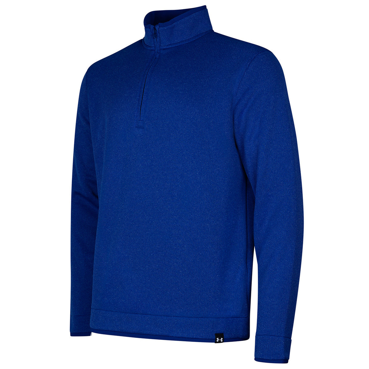 Royal Blue - Side - Under Armour Mens Quarter Zip Fleece Top