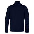Midnight Navy - Back - Under Armour Mens Quarter Zip Fleece Top