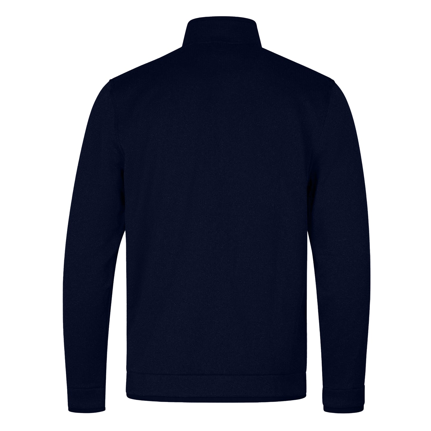 Midnight Navy - Side - Under Armour Mens Quarter Zip Fleece Top