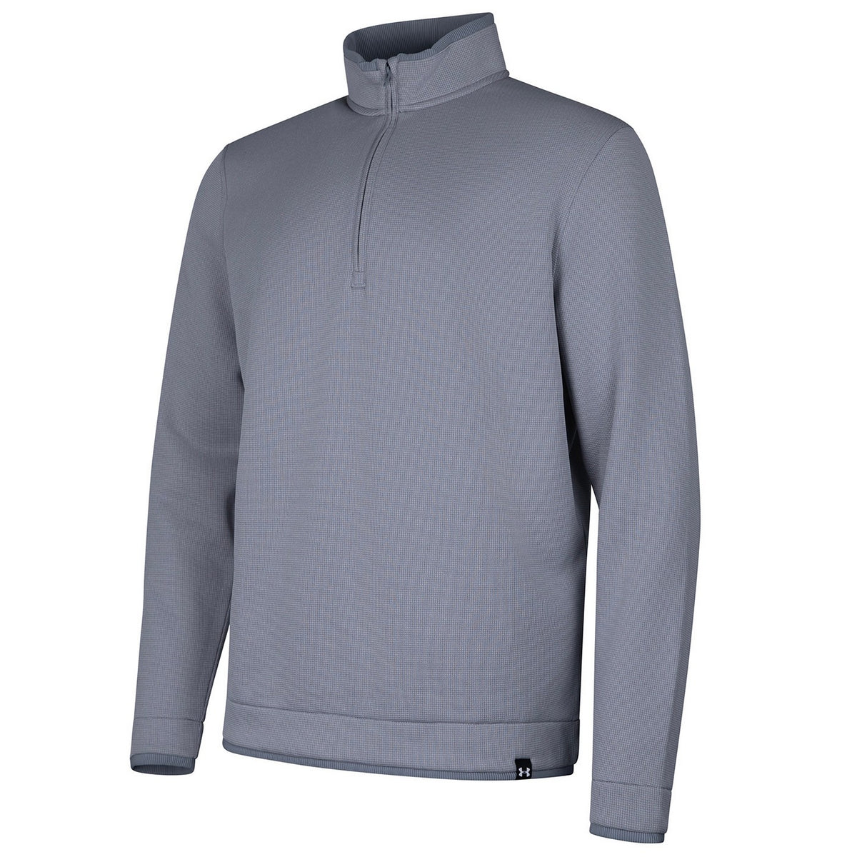 Steel - Back - Under Armour Mens Quarter Zip Fleece Top