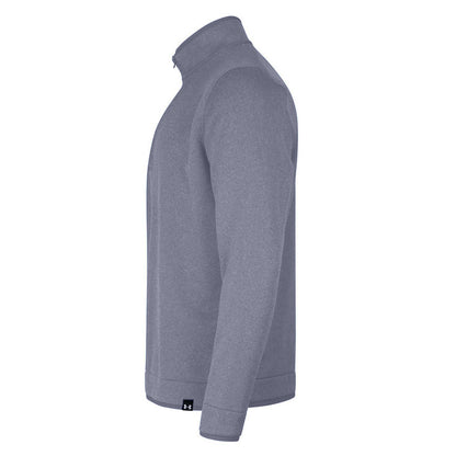Steel - Lifestyle - Under Armour Mens Quarter Zip Fleece Top
