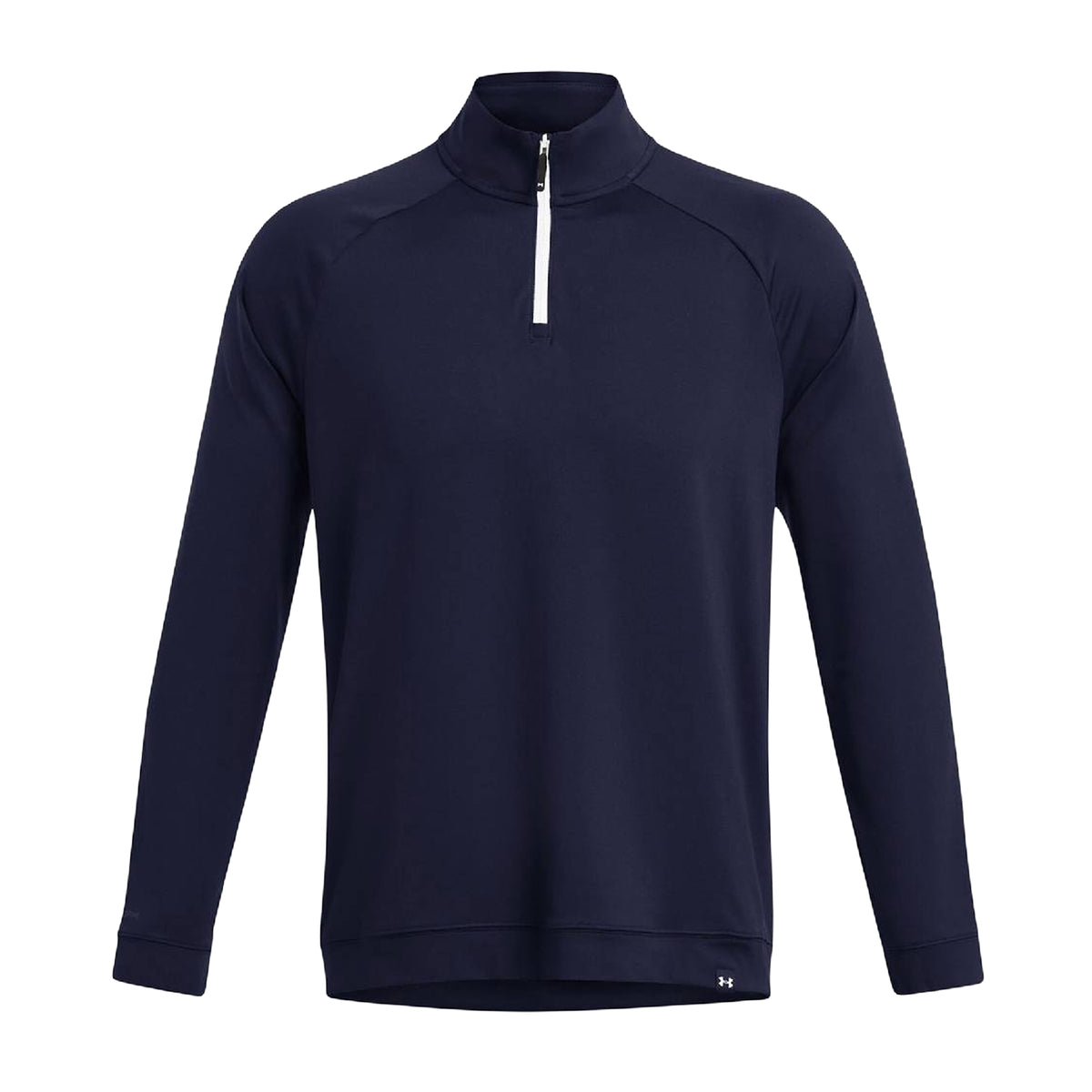 Midnight Navy - Front - Under Armour Mens Quarter Zip Fleece Top
