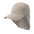 Khaki - Back - Result Headwear Childrens-Kids Legionnaire Hat