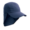 Navy - Front - Result Headwear Childrens-Kids Legionnaire Hat
