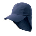 Navy - Back - Result Headwear Childrens-Kids Legionnaire Hat
