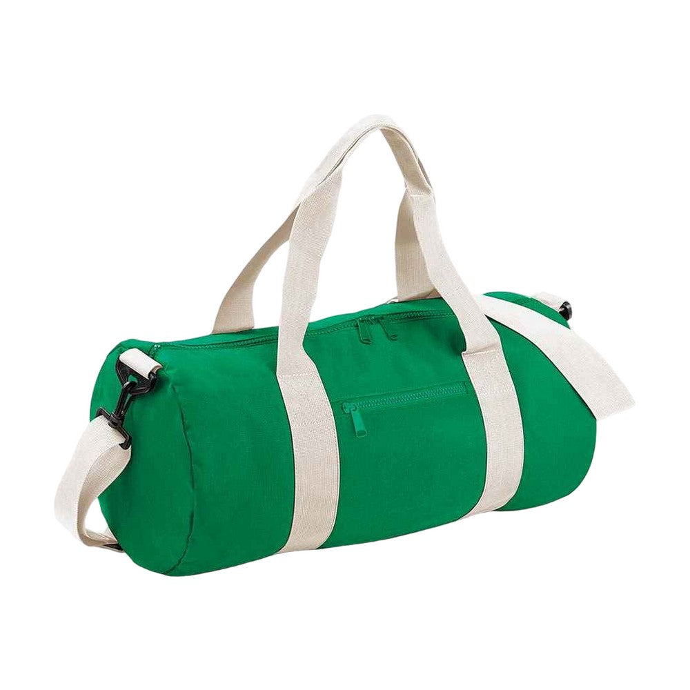 Kelly Green-Off White - Front - Bagbase Original 20L Duffle Bag