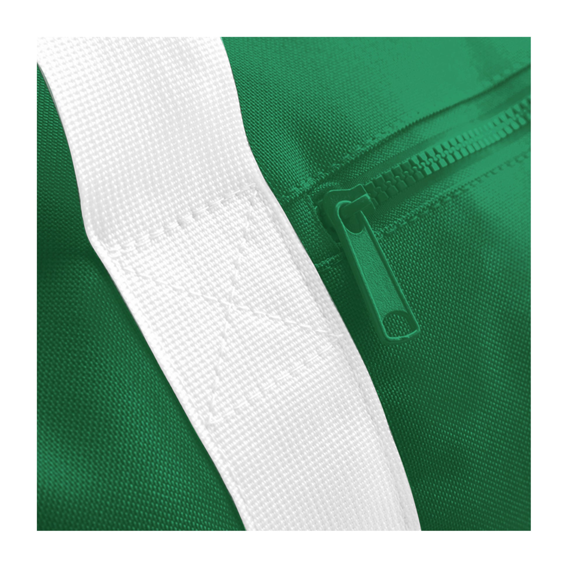 Kelly Green-Off White - Back - Bagbase Original 20L Duffle Bag