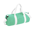 Mint Green-White - Front - Bagbase Original 20L Duffle Bag