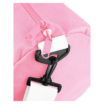 Classic Pink-White - Back - Bagbase Original 20L Duffle Bag