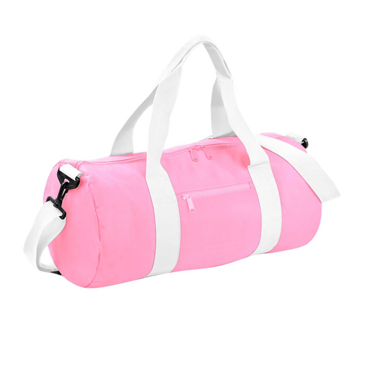 Classic Pink-White - Front - Bagbase Original 20L Duffle Bag