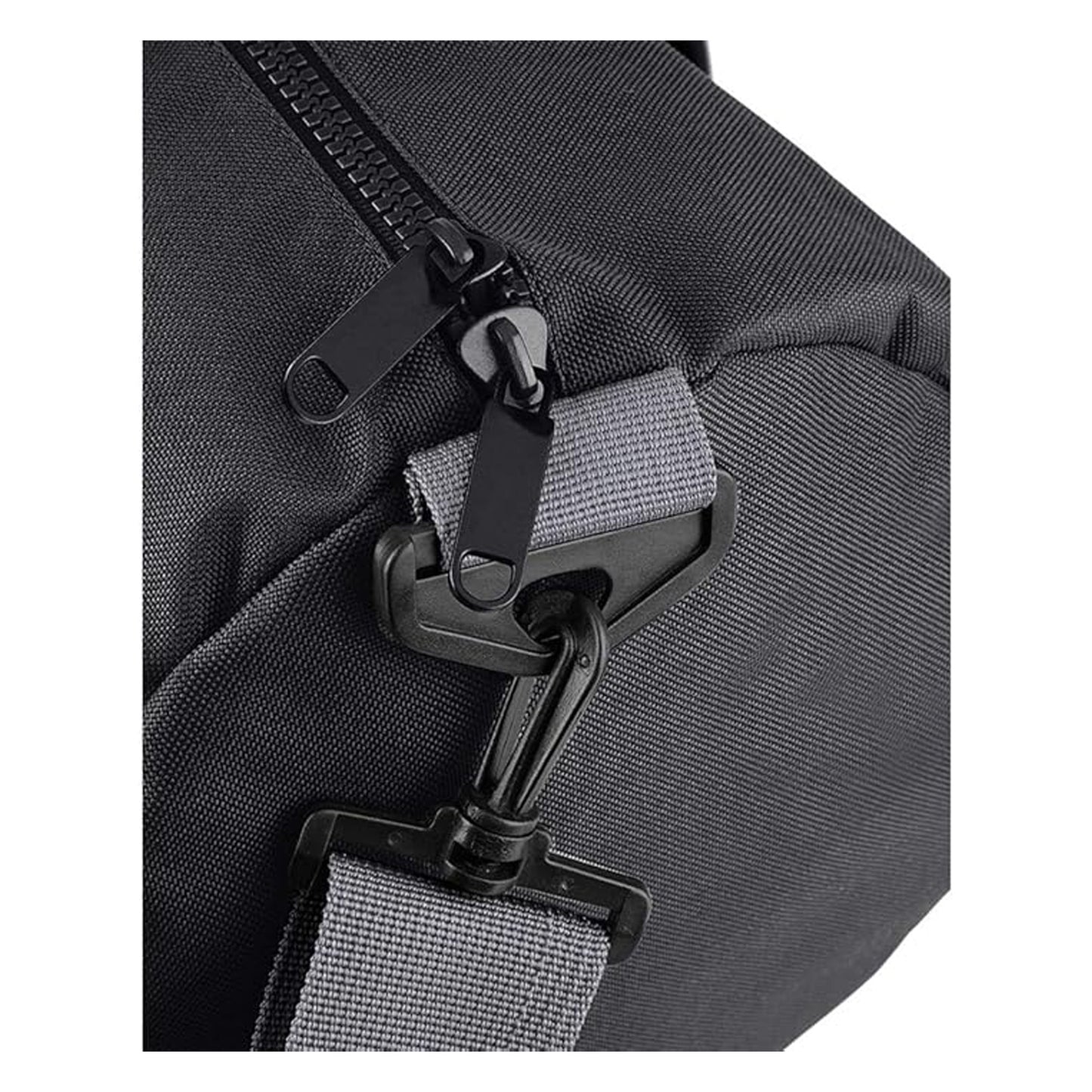 Black-Grey - Back - Bagbase Original 20L Duffle Bag