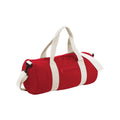 Classic Red-Off White - Front - Bagbase Original 20L Duffle Bag